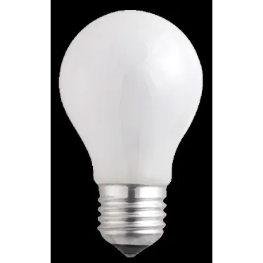 Лампа накаливания A55 240V 60W E27 frosted (БМТ 230-60-5)