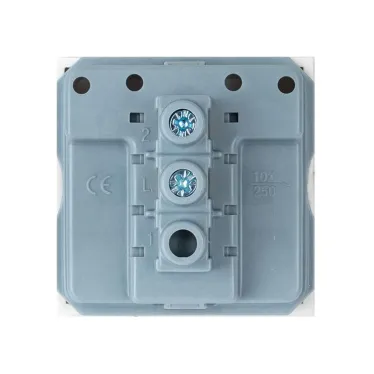 Выключатель 10А, 1 клавишный без индикатора