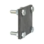 Зажим полоса 40 - полоса 40 (3 пластины 70х70мм) HZ PROxima