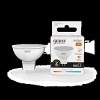 Лампа светодиодная LED 9 Вт 640 лм 3000К софит MR16 теплый GU5.3 AC 220В Elementary Gauss