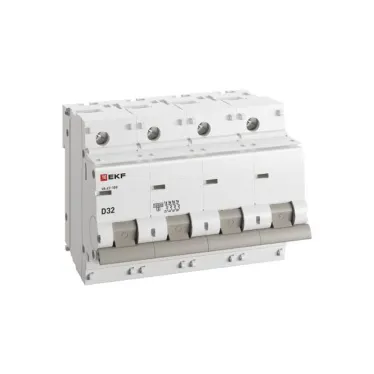 Автоматический выключатель ВА 47-100 4P 32А (D) 10kA PROxima