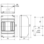 Бокс КМПн 1/4 (75/1500)