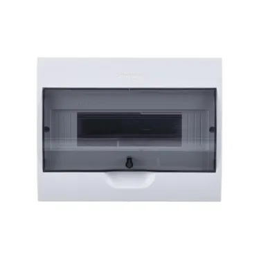 Щит распределительный навесной белый City9 (ЩРн-П-12) дверь прозрачная на 12 модулей IP40