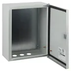 Щит металлический с монтажной панелью (360x300x175) IP54 У2 серый SIMPLE ЩМПг-03 ЭРА