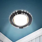 Светильник встраиваемый со светодиодной подсветкой DK LD51 BK GX53 черный