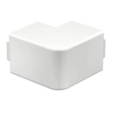 Крышка внешнего угла кабельного канала WDK 60x60 мм (ПВХ,белый)