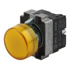 Индикатор LAY5-BU65 желтого цвета d22мм