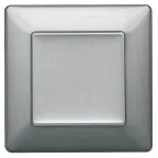 Valena LIFE Лицевая панель для выключателей одноклавишных Алюминий