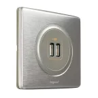 Celiane Панель лицевая розетки USB титан