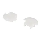 Заглушка для MIC-F белая с отверстием (ARL, Пластик)