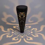 Светильник уличный ERASF22-48 на солнечной батарее садовый Ажур 29 см