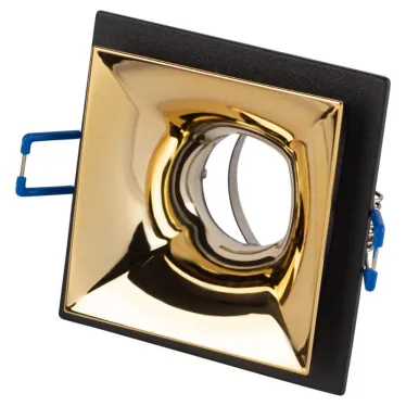 Встраиваемый светильник декоративный KL102 BK/GD MR16 GU5.3 черный золото