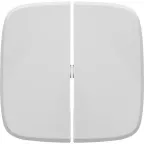 Valena ALLURE Лицевая панель для двухклавишного выключателя Белая