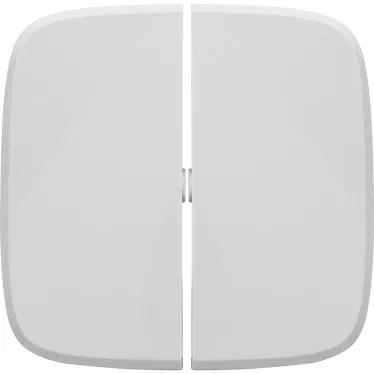 Valena ALLURE Лицевая панель для двухклавишного выключателя Белая