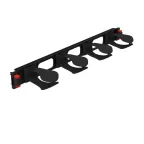 Органайзер кабельный с пластиковым кольцом 1U