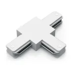                 Коннектор для трековых шинопроводов AC 220В Белый IP20 Т-образный Track Gauss
               