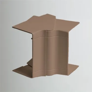 Угол внутренний для РКК-100х60 и 100х40 разводной (коричневый)