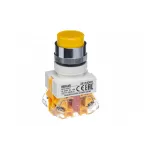 Выключатель кнопочный с фиксацией ABFP d22 мм желтая 220В ВK-22
