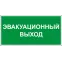 Этикетка самоклеящаяся 310х280мм ''Эвакуационный выход'' IEK