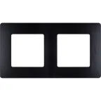 ETIKA Рамка 2 поста антрацит
