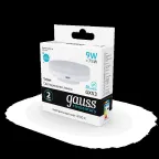 Лампа светодиодная LED 9 Вт 680 лм 4100К таблетка нейтральный GX53 AC 220В Elementary Gauss