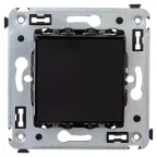 Avanti Инвертор одноклавишный в стену Черный квадрат (Переключатель сх.7)