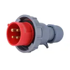 Вилка переносная 3Р+РЕ 32А 380В IP67 ВП-103