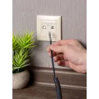 Валенсия розетка телефонная RG-11 1-местная кремовая