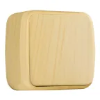 Выключатель одноклавишный ОП Минск 10А светлое дерево