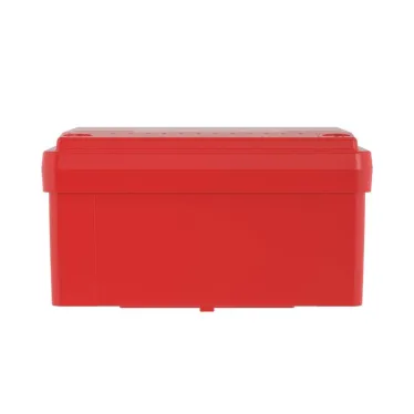 Коробка распределительная 100х100х50 IP56 гладкие стенки красная