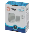 Звонок дверной C89 беспроводной, от сети, белый, 36 мелодий