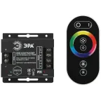                  Контроллер для светодиодной ленты с радио пультом RGBController-12/24V-288/576W-IP20-RF ЭРА
               
