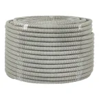 Труба гибкая 16мм с протяжкой серая (100м) Plast