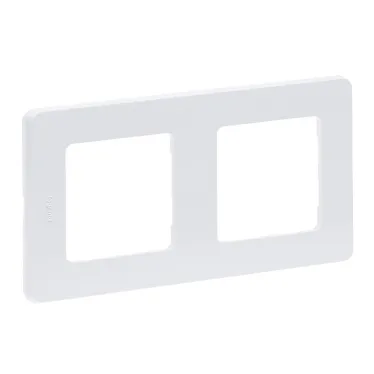 Рамка 2 поста INSPIRIA белая