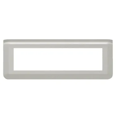 Рамка Mosaic 8 модулей - алюминий