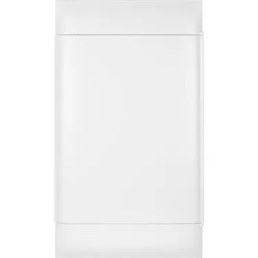 Practibox S Пластиковый щиток Навесной (ЩРн-П) 4X18 Белая дверь