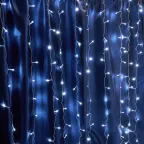                  Гирлянда занавес LED 5000К эффект стробов 1.5х1.5м IP44
               