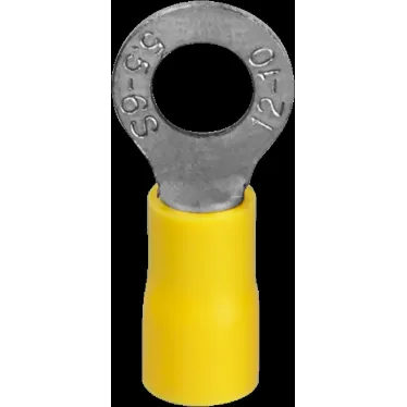 Наконечник кольцевой НКИ 6-6, желтый (50шт/уп.) Navigator