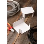 Угол T-образный (100х60) (2 шт) Plast Белый