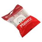 Розетка Минск одноместная ОП 10А без заземления белая