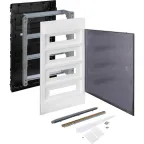 Practibox S Пластиковый щиток Встраиваемый (ЩРв-П) 4X18 Дымчатая дверь