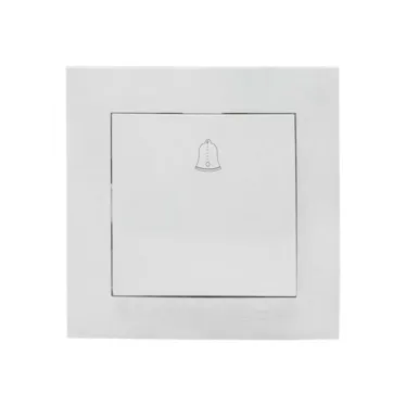 Валенсия кнопка звонка 10А белая