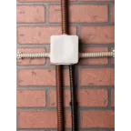 Коробка распределительная КМР-030-031 с крышкой (85х85х40) для прямого монтажа 8 мембр. вводов серая IP55 EKF