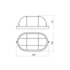 Светильник светодиодный НБП 04-100-002 в инд. упаковке 100Вт, Е27, 220В, IP54, УЗ (8/144)