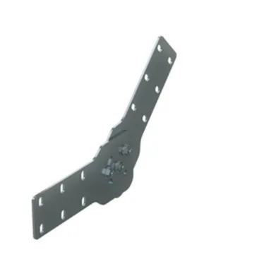 Соединитель шарнирный вертикальный H100мм цинк-ламельный аналог горячеоцинкованного