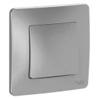 BLANCA скрытой установки одноклавишный выключатель (cх.1), 10A, 250B, алюминий