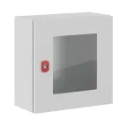Щит с монтажной панелью ЩМП 400x400x200мм серия ST c прозрачной дверью
