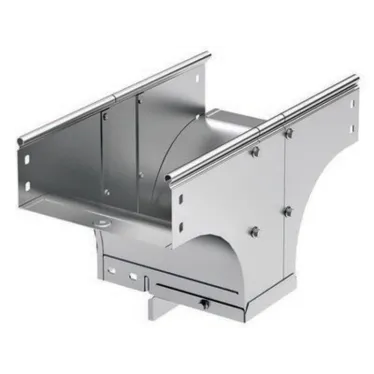 Ответвитель TDSR Т-образный вертикальный переходник 300/100 в комплекте с крепежными элементами и соединительными пластинами