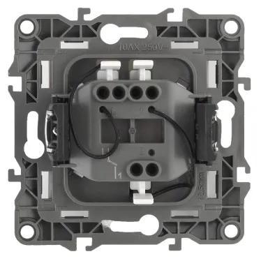 Выключатель с подсветкой, 10АХ-250В, Эра12, белый,12-1102-01