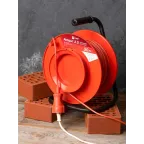 Удлинитель на катушке ''Атлант 2.0'' 1 гнездо 30м без заземления ПВС 2*1 10А/2,2кВт PROxima